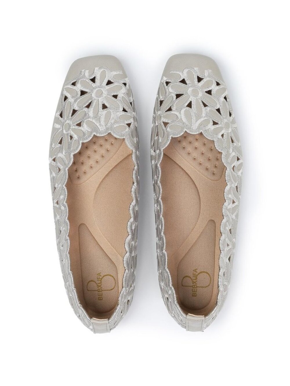Dressy Flats for Women Square Toe Ballet Flats Comfortable Slip On Work Shoes